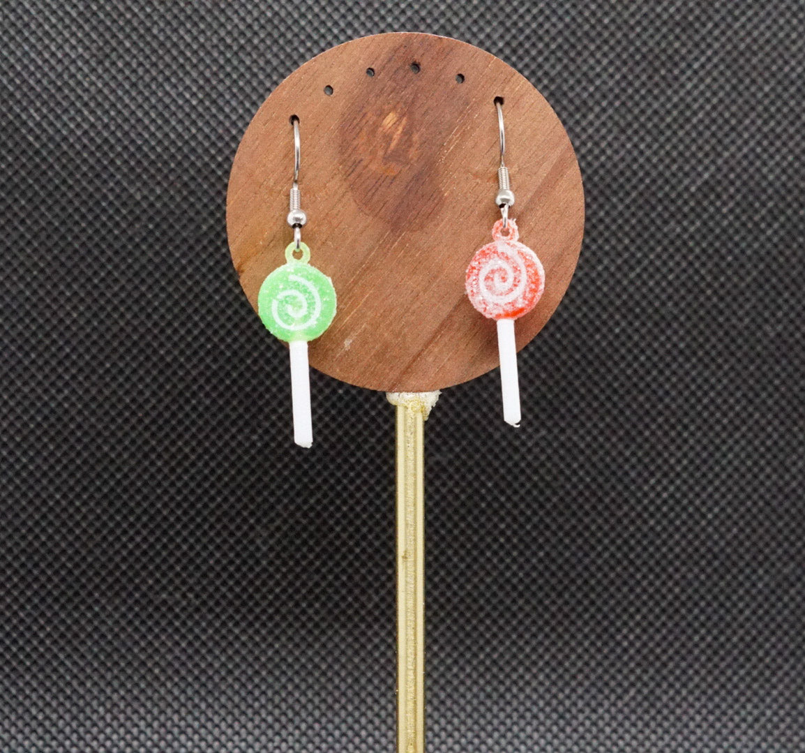 Lollipop Glitter Earrings