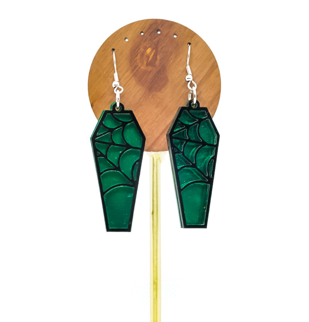 Coffin Earrings