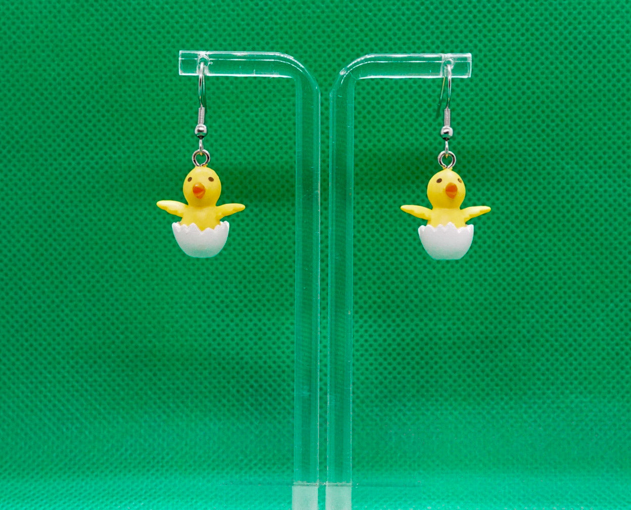 Chicken Earrings