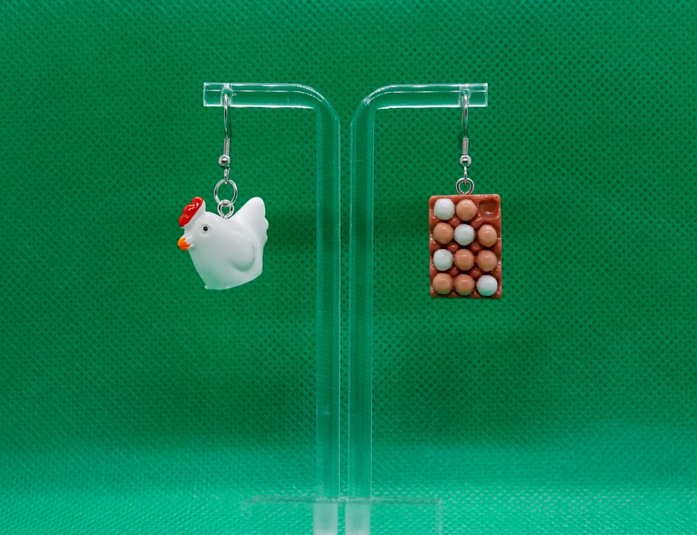 Chicken Earrings