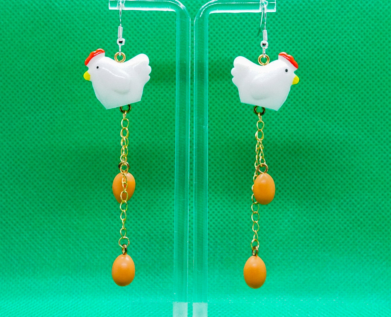 Chicken Earrings