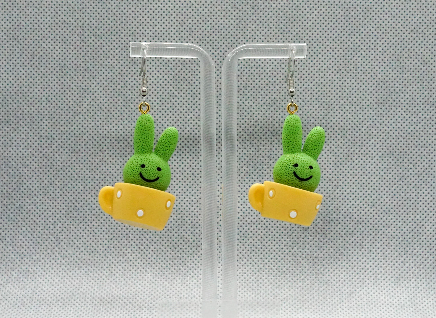 Teapot Succulent Earrings