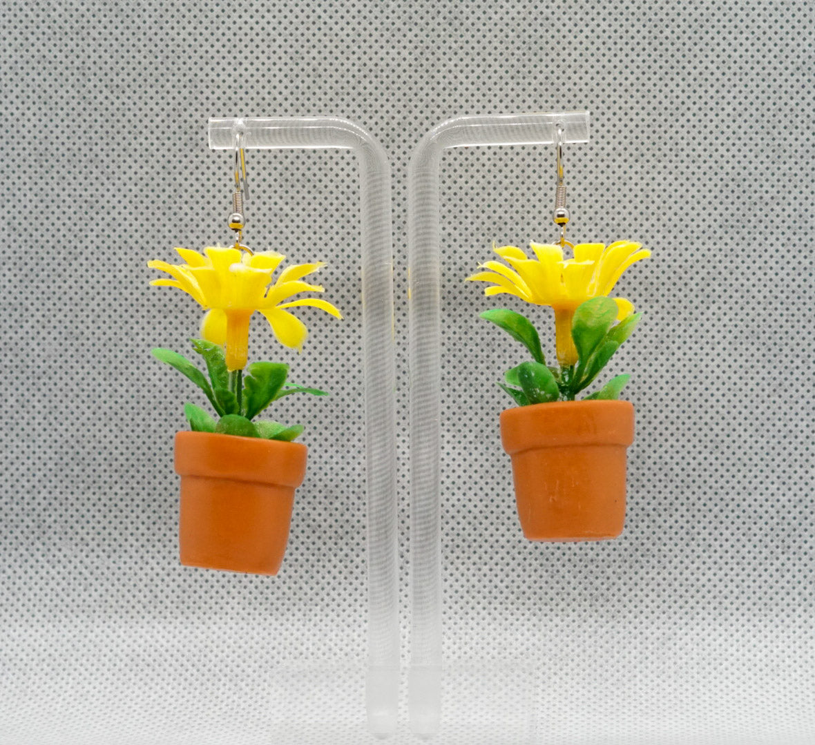 Potted Daisy Earrings