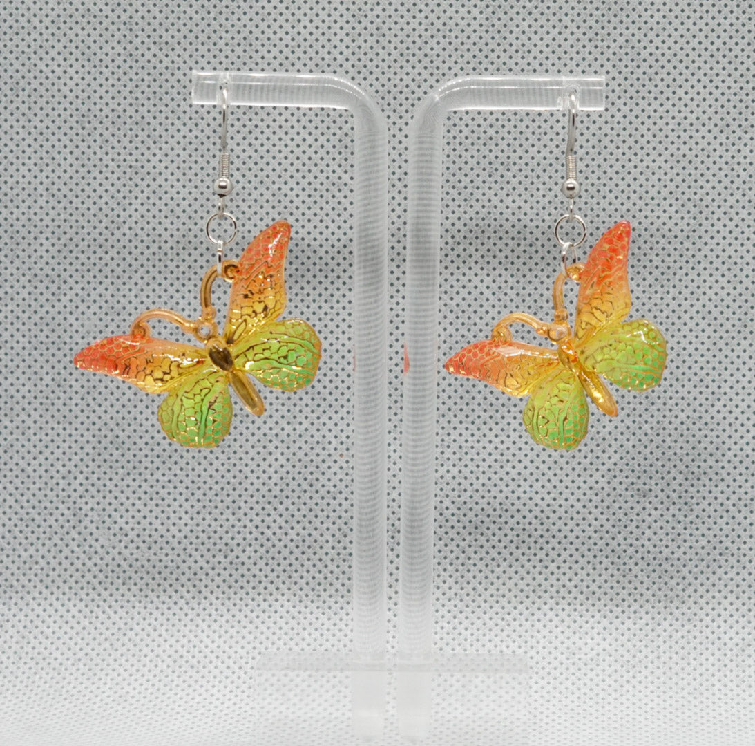 Butterfly Pendant Earrings