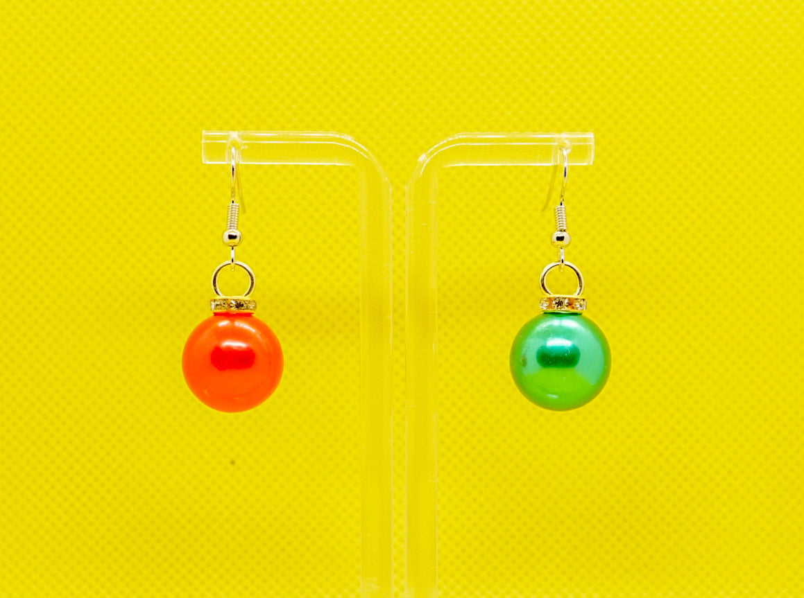 Mini Bauble Ornament Earrings