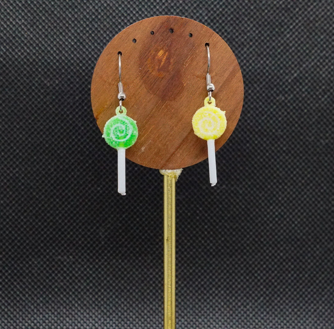 Lollipop Glitter Earrings