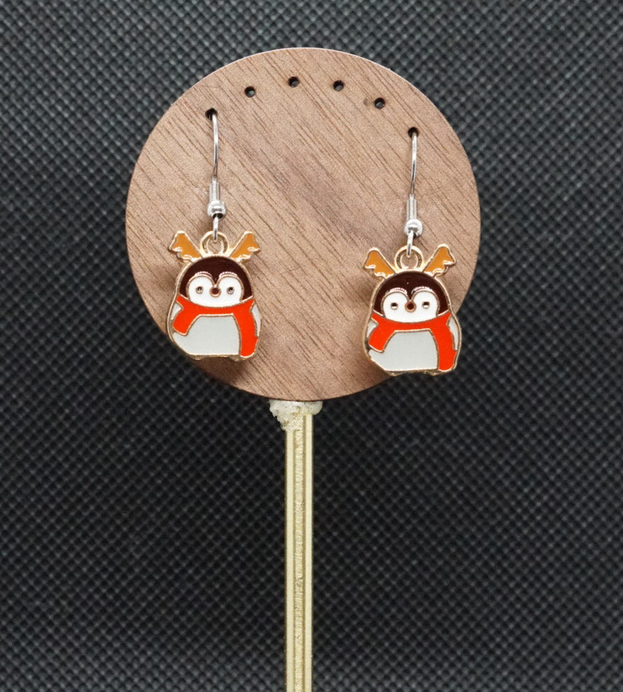 Reindeer Charm Earrings