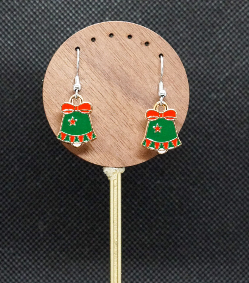 Silver Bells Charm Earrings
